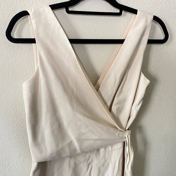 NWOT Revolve 1. State Cream Wrap Front Jumpsuit - Picture 5 of 8